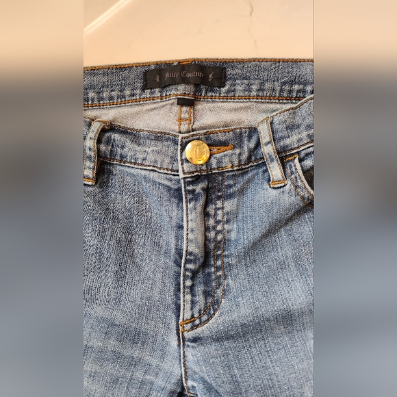 Very Cute Juicy Couture low rise jeans size 28 (run small) EUC - Picture 2 of 5